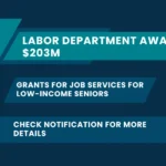 Labor Department Awards $203M in grants for job services for low-income seniors